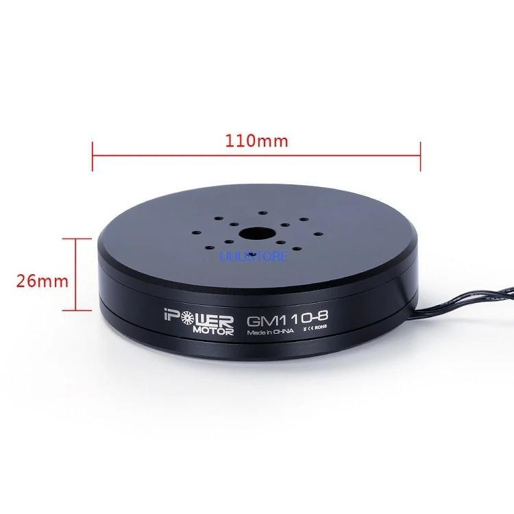 Двигатель ipower 24N28P GM110-8 GM110 150T бесщеточный карданный двигатель для камеры 5D2/5D3 стабилизация Радиоуправляемый Дрон
