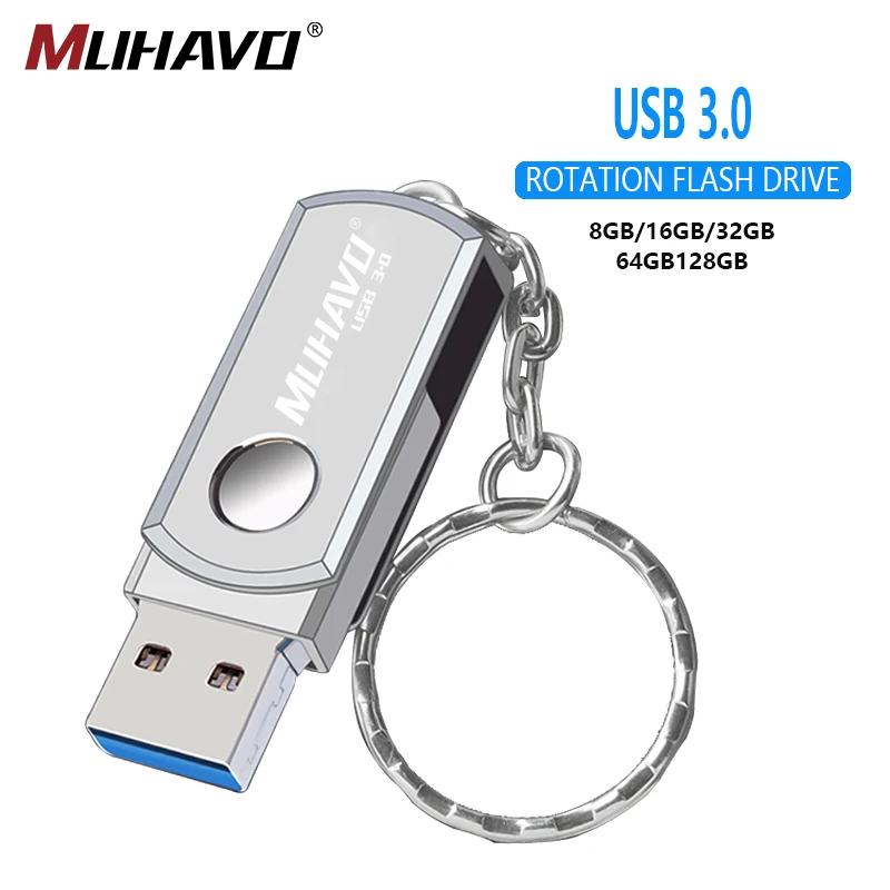 249.13руб. 50% СКИДКА|Высокоскоростной usb флеш накопитель 3,0, 128 ГБ, металлический флеш накопитель 3,0, 64 ГБ, usb флеш накопитель 32 ГБ, вращающийся флеш накопитель 16 ГБ, 8 ГБ, флеш накопитель, ручка памяти|USB флэш-накопители| | - AliExpress