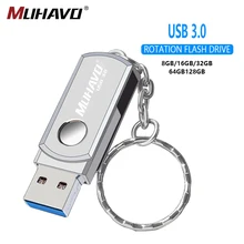Высокоскоростной usb флеш накопитель 3 0 128 ГБ металлический 64 32
