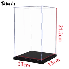 Odoria акриловая самостоятельная сборка выставочная коробка(13x13x21 см) Пылезащитная витрина Perspex для 1/144 Гандам 6-8 дюймов фигурка