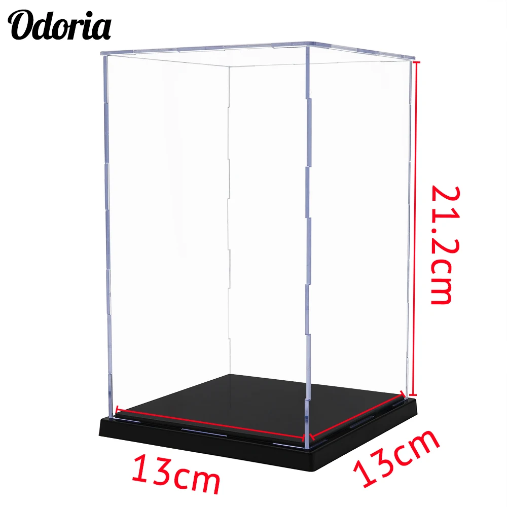 Акриловый самоустанавливающийся чехол с дисплеем коробка (13x13x21 см)