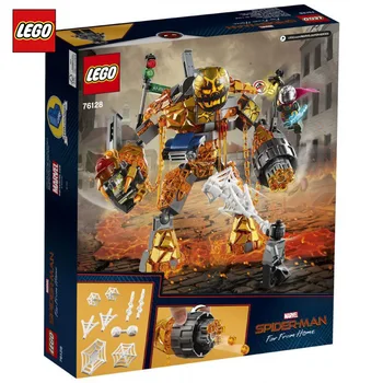 

LEGO Blocks Spider-Man Battle of the Burning Man Iron Man Building Block76128 294pcs/pzs-7yearsold Children Toys Festival Gift