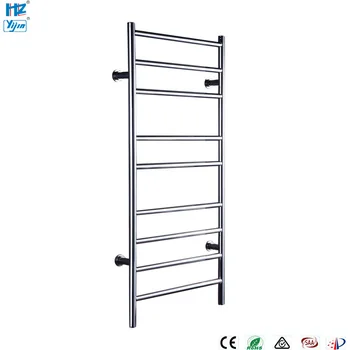

Free shipping Stainless steel 304 ladder style wall mounted heated towel rail towel warmer holder electric towel dryer HZ-927