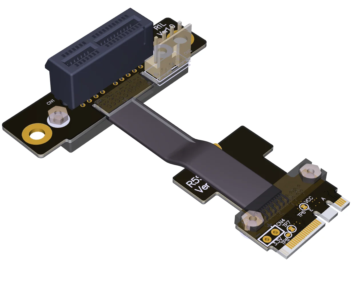 Удлинитель M.2 WiFi A.E Key A + E к PCI e 4x x4 Райзер адаптер карта лента Gen3.0 кабель AE для PCIE 3