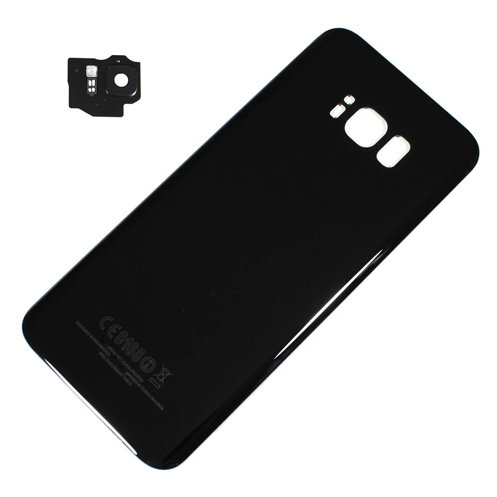 10 шт. Задняя крышка батареи для samsung Galaxy S8 plus S8+ G950F G955F Корпус Замена запчастей с камерой стекло объектив