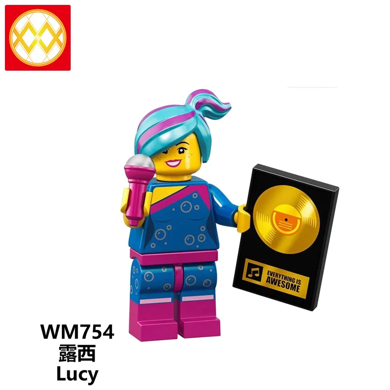 20 штук, WM6067, мультяшный костюм жирафа, Guy, арбуз, Dude, Hula, Lucy, конфеты, рэпер, Kitty, поп-звезда, строительные блоки, детские игрушки