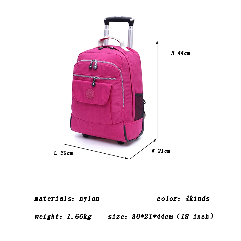 Чемодан на колесиках, рюкзак для путешествий, наплечный Спиннер, рюкзаки на колесиках высокой емкости для чемодана, сумка для переноски на колесиках