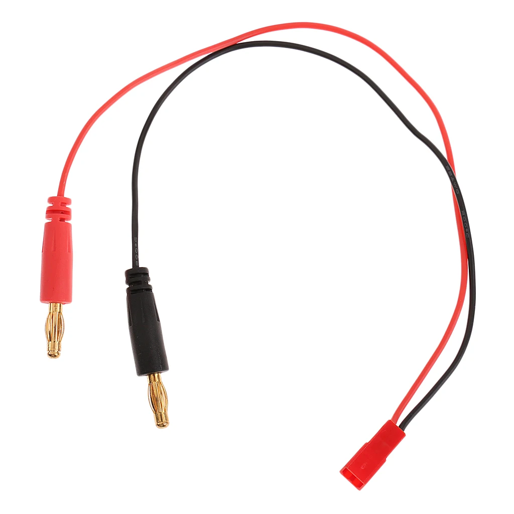 

JST to 4mm Banana Plug Charge Charging Cable 22AWG Connector Lipo Battery