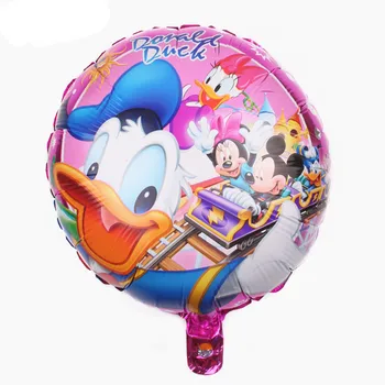 

Shipping 18inch Donald Duck & Mickey Balloons Happy Birthday ballons Baby Shower globos
