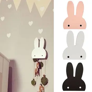 

Practical Rabbit Shaped Wall Hanger Rack Hook Organizer Home Bedoom Tool