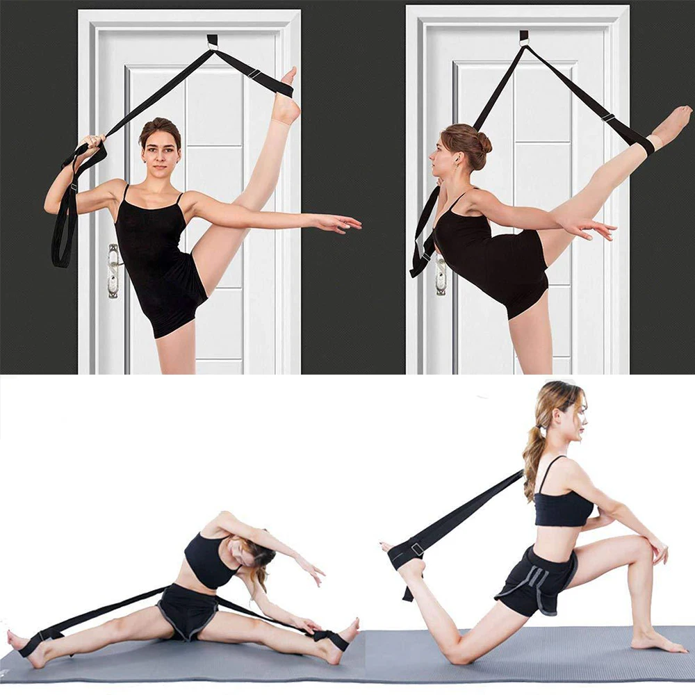 Door Flexibility Stretching Leg Stretcher Strap for Ballet Cheer Dance Gymnastics Trainer Yoga Flexibility Leg Stretch belt