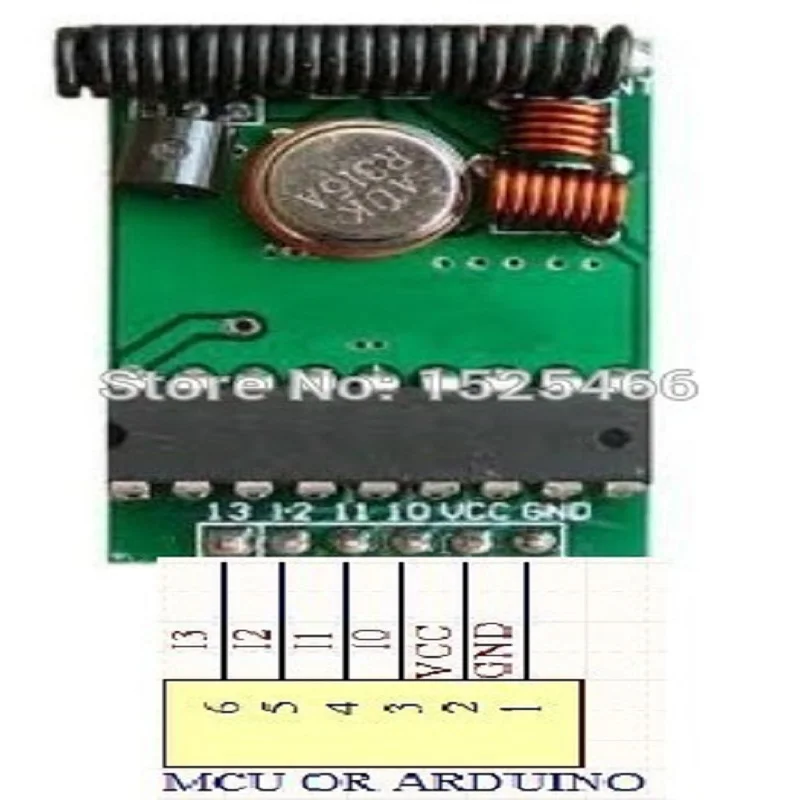 TB195 DC 3-12 В 433 м 4 канала PT2262 ASK OOK RF беспроводной модуль Передатчик датчик для Arduino UNO