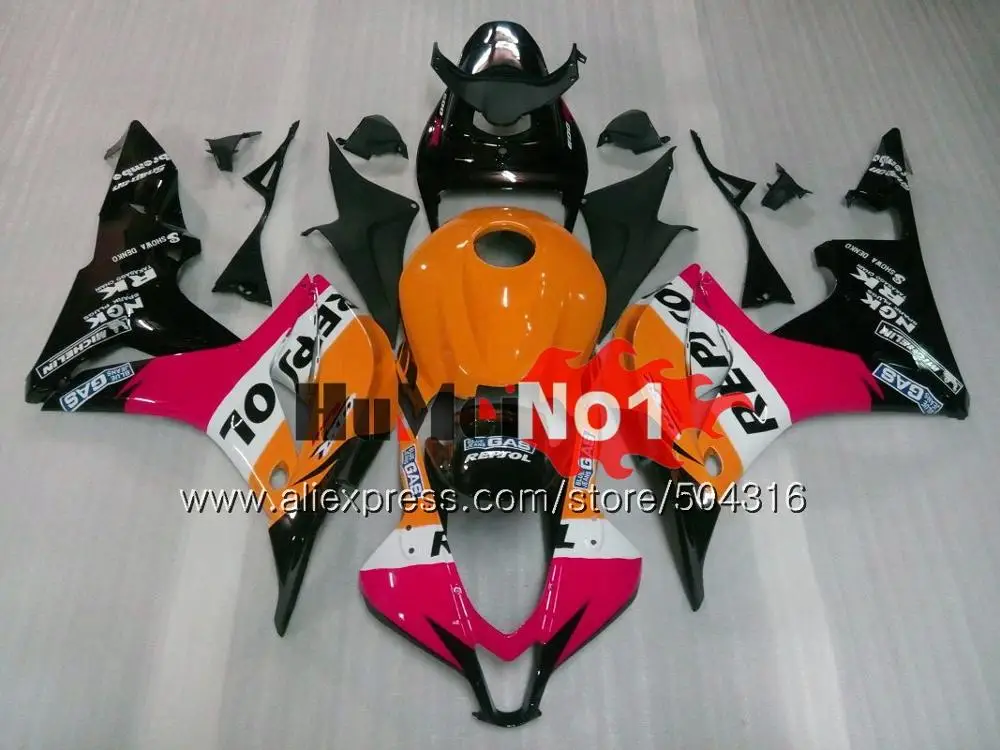 Инъекций для HONDA CBR 600 RR CC 600RR 600F5 CBR600RR граффити красный 36MC. 50 CBR600F5 600CC CBR600 RR F5 2007 2008 07 08 обтекатель - Цвет: No. 2