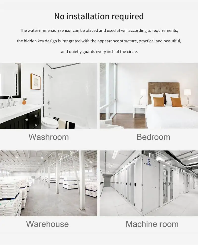 Zigbee Water Leakage Alarm Sensor Detector