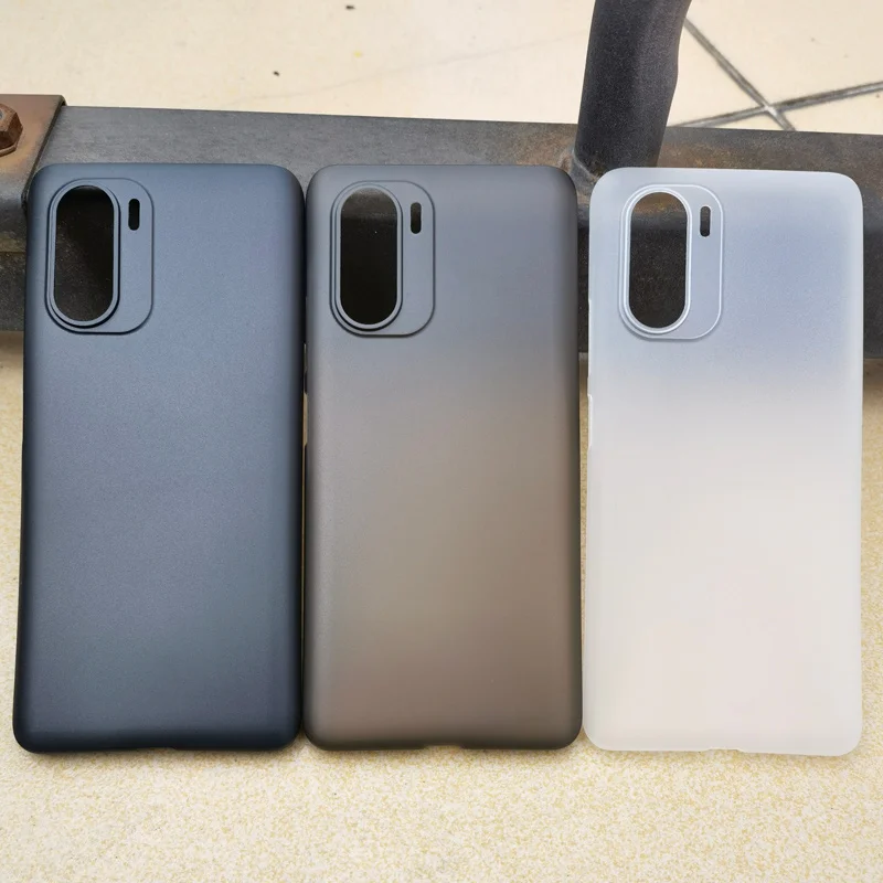For Xiaomi Poco F3 Case Ultra Slim Hard Back Cover - Matte Black
