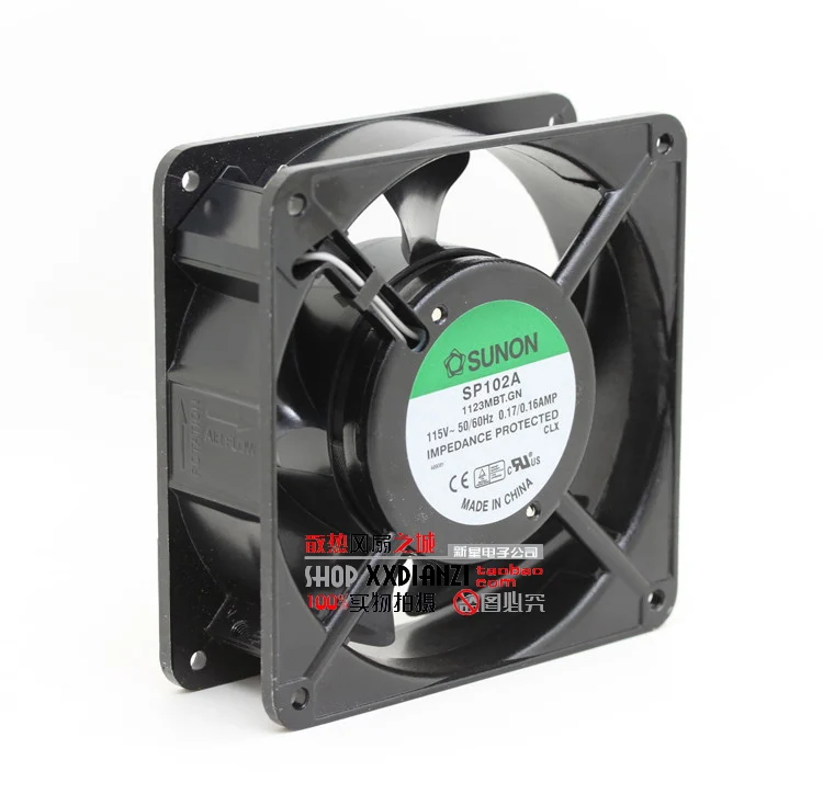 

New original SP102A 12 115V/110V 12038 cm aluminum shell double ball fan