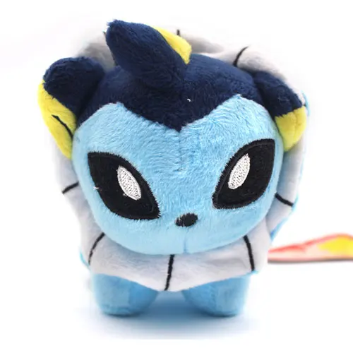 Высокое качество 10 см Vaporeon плюшевая игрушка Eevee кукла мягкая классические