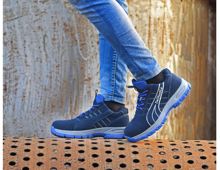 Genuine Leather Outdoor Hiking Shoes Men Waterproof Non-slip Tactical Boots Rock Climbing Trekking Men's Sneakers