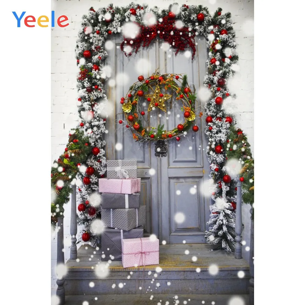 Yeele Merry christmas party зимнее декоративное освещение с эффектом «Боке» Фотофон персонализированные фотографические фоны для фотостудии - Цвет: NBK03150