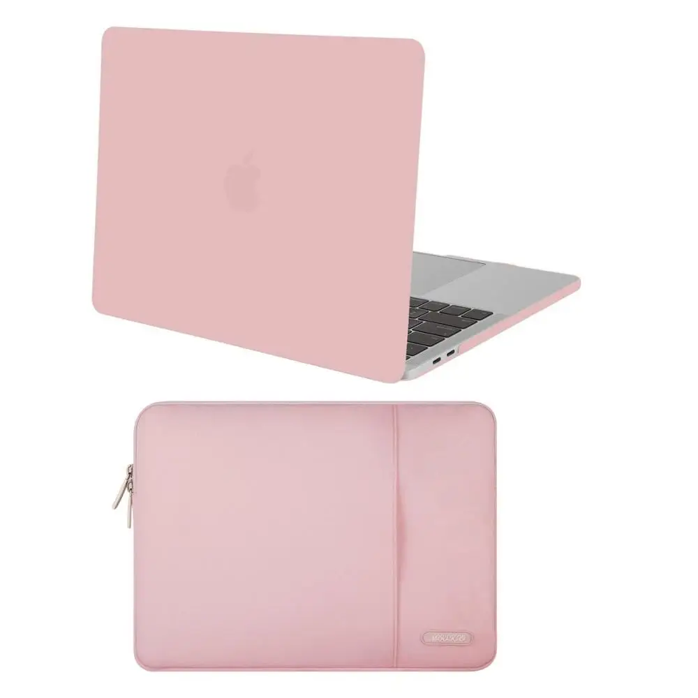Pink MOSISO для Macbook Air Pro 13 дюймов Чехол чехол для ноутбука чехол для Macbook A1932 Pro13 A2159 A1706 A1708 - Цвет: Pink