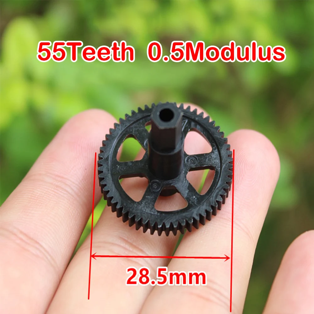 2PCS 0.5Modulus Gear Module Tooth 55 Teeth 0.5M Dia.28.5mm Plastic Gear ...