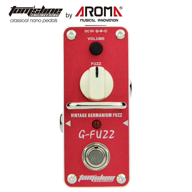 Арома AGF-3 G-FUZZ педаль для гитарного эффекта мини аналоговый винтажный Германий эффект для гитары настоящий обход гитарные части и аксессуары