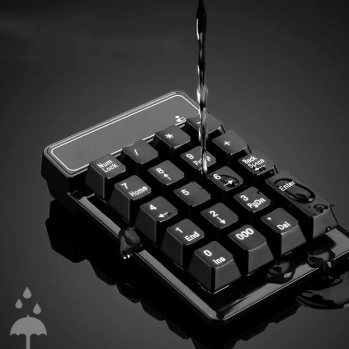 2,4 ГГц мини USB Беспроводной цифровая клавиатура 19 клавиш цифровой клавиатуры Numpad приемник для Windows XP/7/8 ноутбук ПК компьютер 999