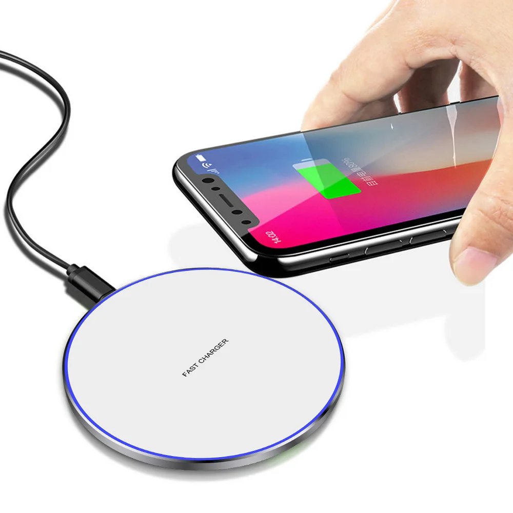 

10W Fast Wireless Charger For Samsung Galaxy S10 S9 S8 Note 9 LED USB Qi Wireless Charging Pad for iPhone 11 Pro XS Max XR X 8