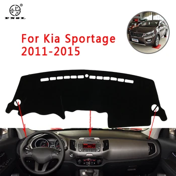 

PNSL Car Dashboard Cover Dash Mat Dash Pad Carpet For KIA Sportage 2011-2015 Sun protection anti - slip anti - uv