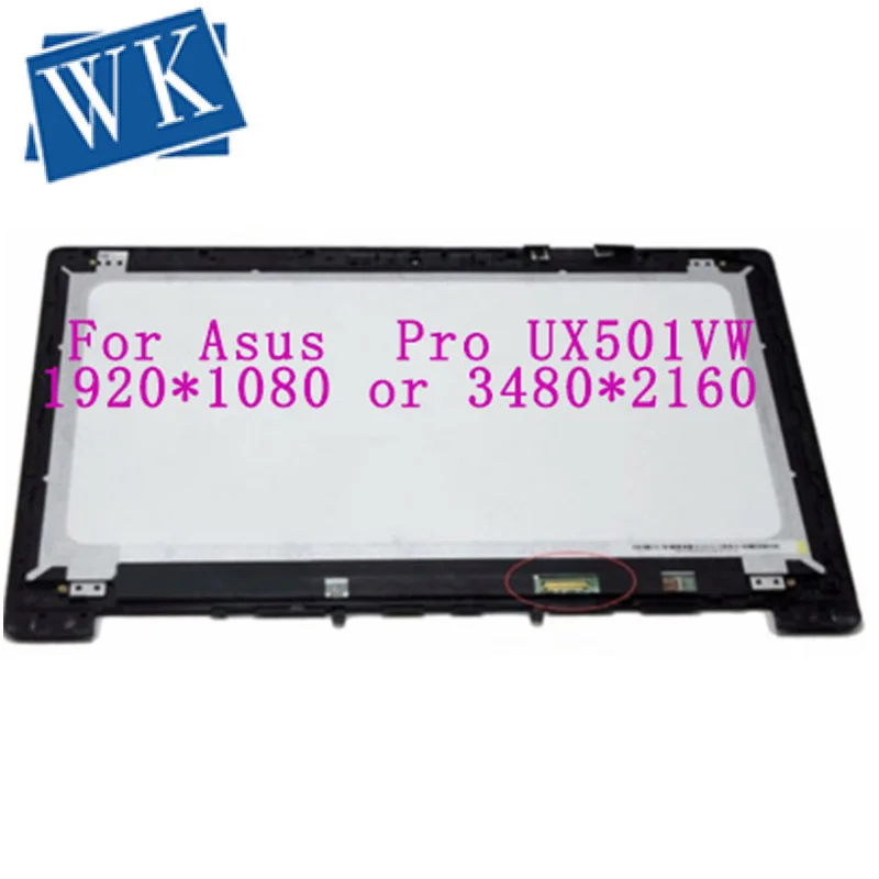 15," FHD lcd сенсорный экран+ панель в сборе для Asus ZENBOOK Pro UX501VW 1920x1080 3840*2160