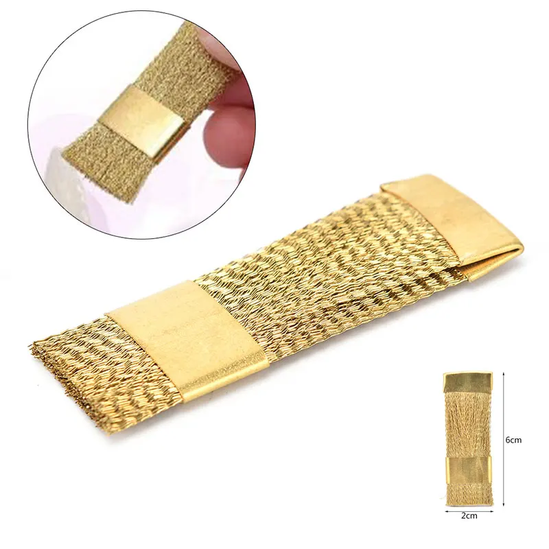 1 шт., щетка для чистки сверла для ногтей, портативные электрические маникюрные дрели, медная Проводная дрель, щетка для чистки ногтей, инструмент для самостоятельного дизайна ногтей