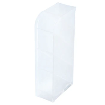 

JEYL Multi-Function 4 Grids Desktop Storage Box Make Up Cosmetic Holder Desk Pen Pencil Organizer Transparen