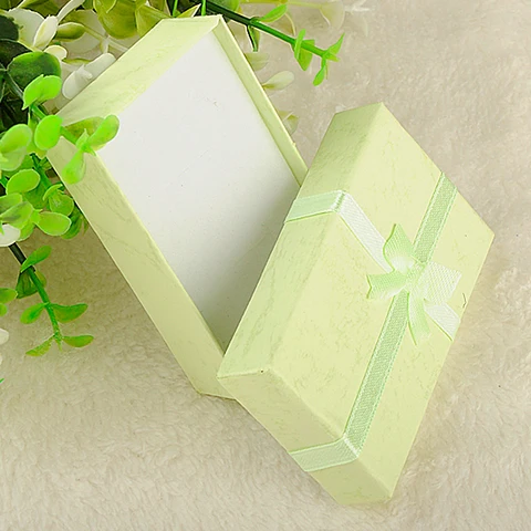 Colorful Jewery Organizer Rings 4x4x3/8.5x2.5cm Storage Cute Earrings Small Gift Wedding Birthday Party packaging Box