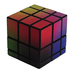 Cor cheia gradiente espelho cubo adesivo terceiro pedido especial em forma de espelho profissional puzzle brinquedo crianças presente 3 3 3 bs50mf