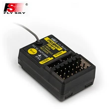 Flysky fgr8b 2.4ghz 8ch receptor pwm/ppm/i-bus saída para afhds3 transmissores rf módulos pl18/nb4/nb4 lite/frm302 rc barco