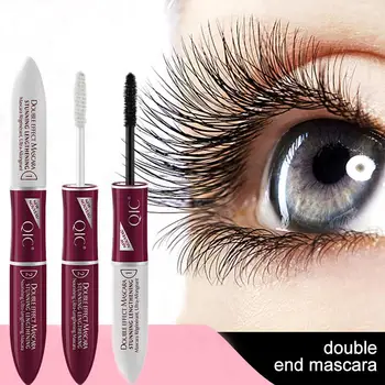 

4D Silk Grafting Mascara With Fiber Double-end Waterproof Smudge-proof Effect Mascara For Eyelashes Makeup