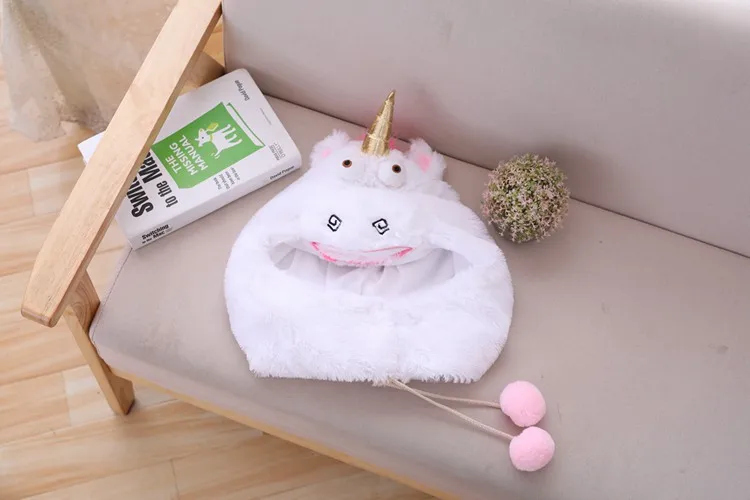 Douyin игрушка белый все края включены Единорог головная повязка шляпа подарок фотосессия реквизит для фотосессии воздушный мешок шляпа