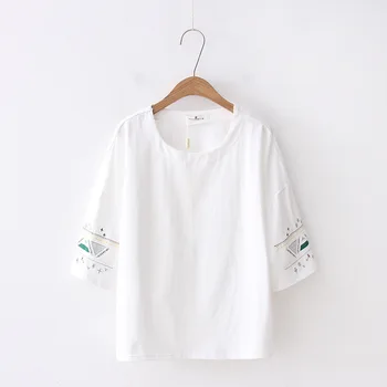 

2018 New Printed Women T-shirts Casual Tee Tops cartoon design Summer Short Sleeve Female T shirt Women Clothing