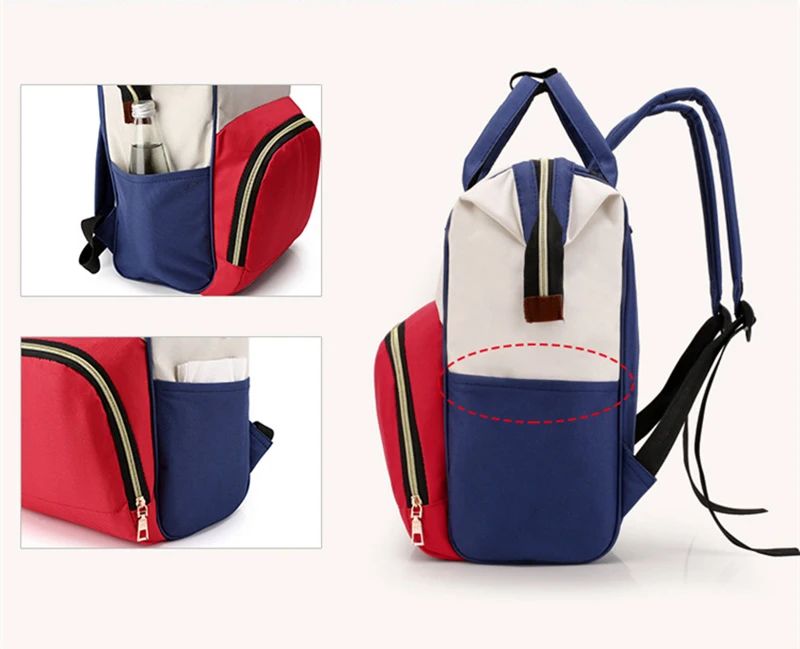 Новая мода Мумия Материнство подгузник мешок большой емкости Детская сумка дорожный рюкзак Desinger мешок для ухода за ребенком