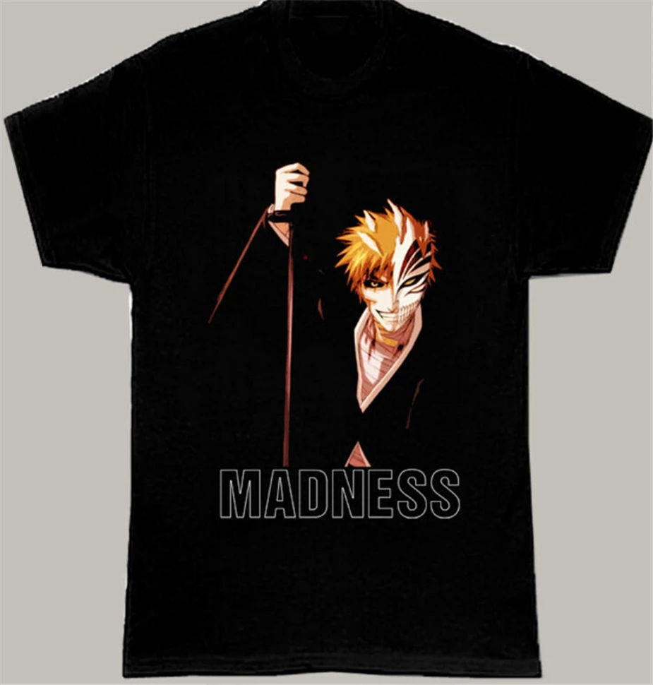 Блич Ичиго Куросаки Soul Reaper Аниме Манга Футболка 2Xl 7Xl футболка | Мужская одежда