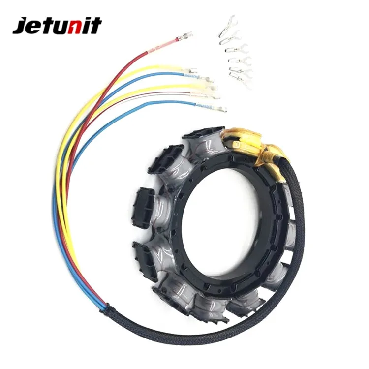 Outboard Stator For Mercury 1987-1997(45JET,50,55,60,65 JET,70,75,80,90&95HP&ndash;3Cyl) 174-9710K1 398-818535A18 398-9710A28 F747095