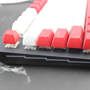 Image 2 - Doubleshot Material Backlit Sa Keycaps Set PBT Red Blue White Translucent Font For Mechanical gaming Keyboard ASNI Gh 104 60 87
