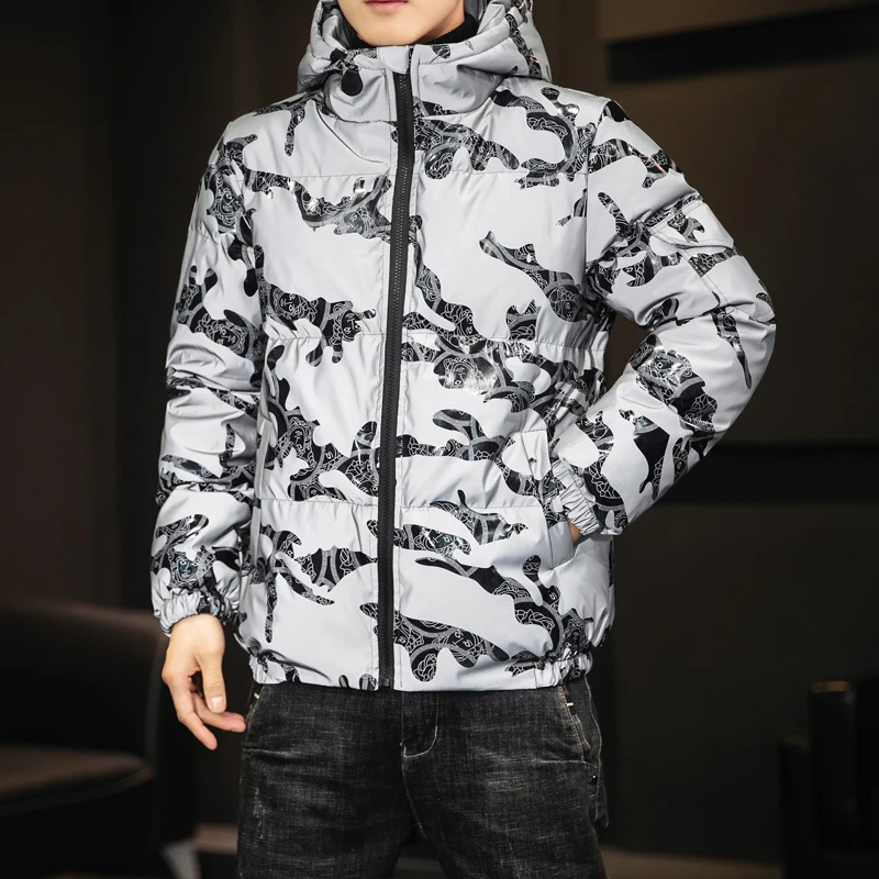Invierno moda de los hombres otouno e Invierno casual bolsillos catida chaqueta de algodón casual estilo de trabajo chaqueta de