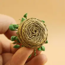 Casa de muñecas en miniatura para niños, maceta colgante, modelo de jardín de hadas, bonsái, accesorio para niños que simulan juguetes, decoración de la casa, 1/12