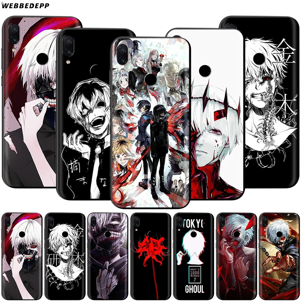 

Webbedepp Tokyo Ghoul Anime Case for Xiaomi Redmi 4A 4X 5 5A 6 6A 7 7A S2 Note Go K20 Pro Plus Prime