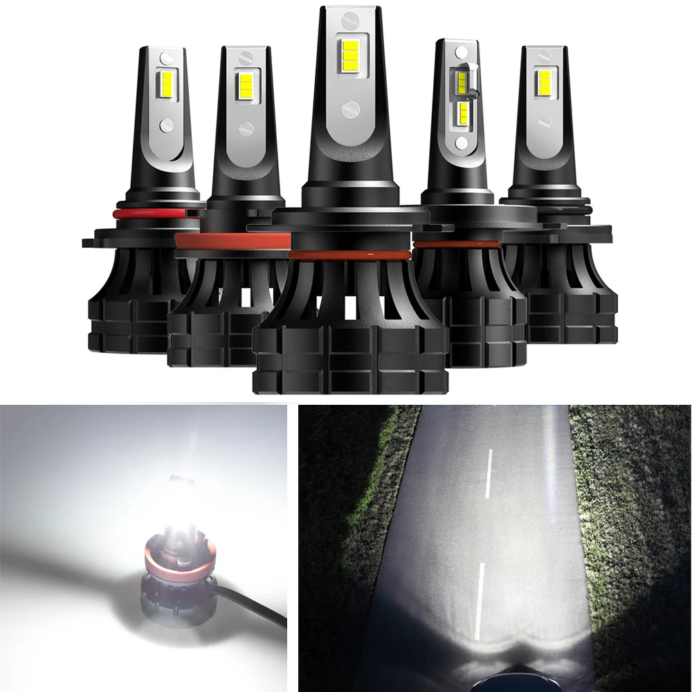 2x H7 Led Canbus для VW Passat B6 CC Гольф H4 12V H11 H1 H8 H9 6000K светодиодная лампа светильник автомобилей головной светильник Лампада 9005 HB3 9006 HB4 лампа