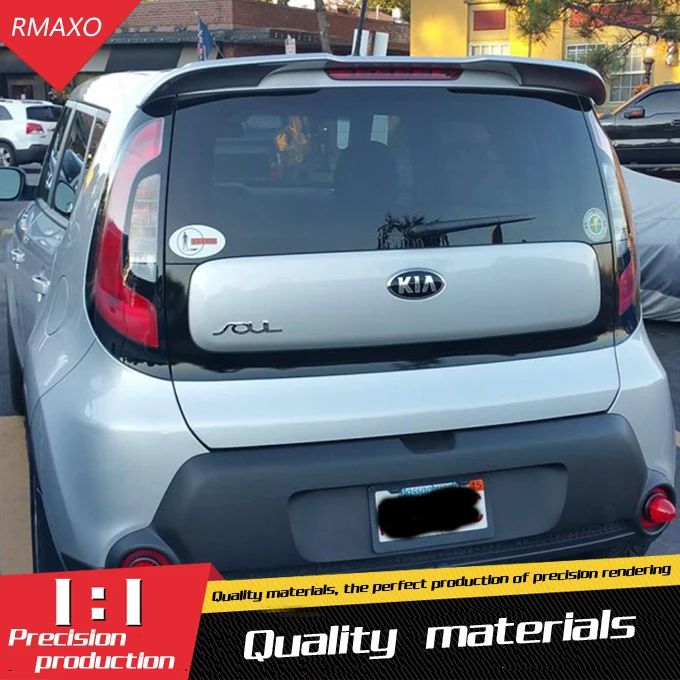 Спойлер для Kia Soul 2018 2019 АБС пластик цвет заднего крыла праймера задний спойлер