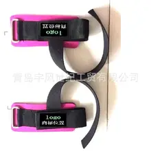 Сварка никелированная железная Кнопка защита на запястье Усилитель полоса Тяжелая атлетика Deadlift приседания Натяжной ремешок спортивные Напульсники 1 на