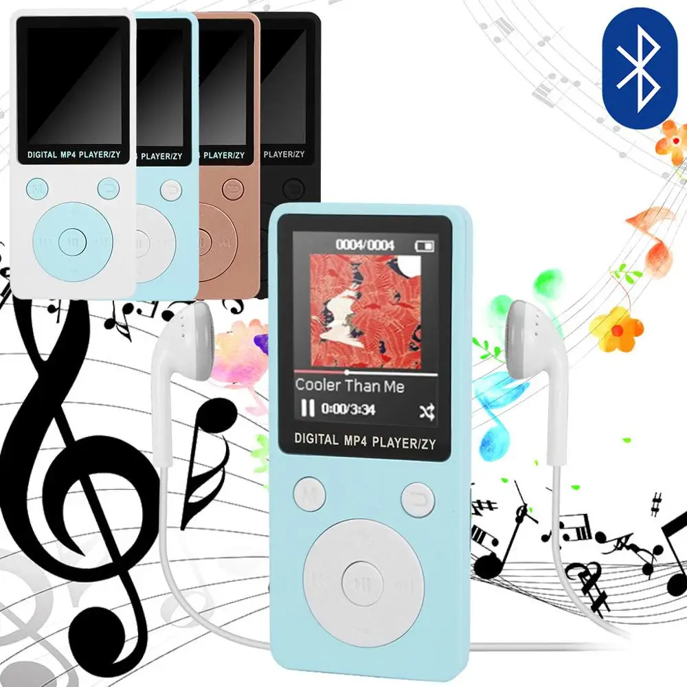 Многофункциональный MP3 портативный bluetooth плеер цветной экран FM радио Видео игры