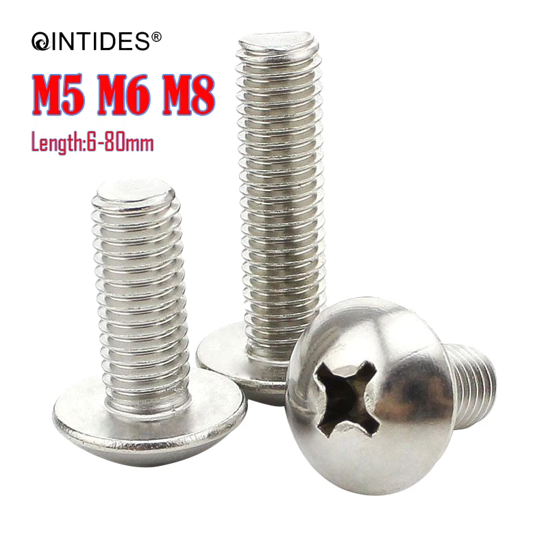 Stainless Steel Truss Head M5 Screws 304 Stainless Steel Phillips Screws Screws Aliexpress